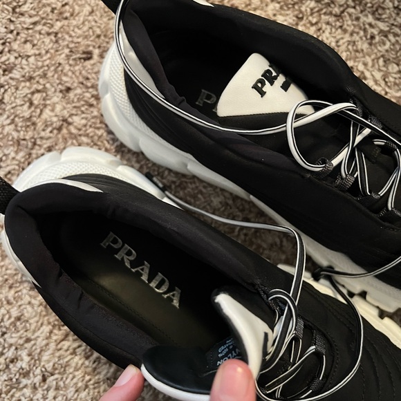 Prada Black Calzature Donna Sneakers - Picture 10 of 15